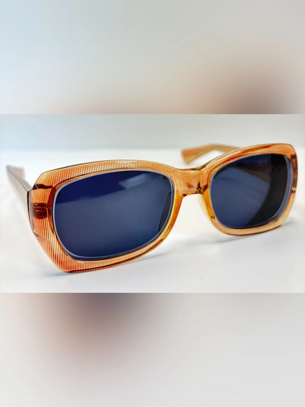 Brown Oval Sunglasses Frames Only
